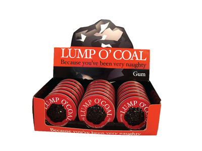 Lump O' Coal Gum Tins 12ct
