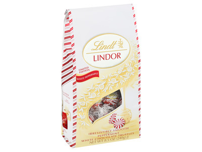Holiday Peppermint White Chocolate Truffles Bag 12ct