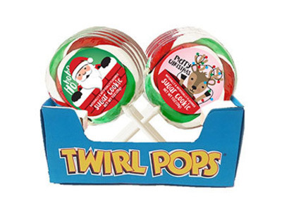 Christmas Twirl Pops 12/1oz