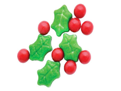 Holly Berries Press Candy 30lb