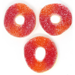 Gummy Peach Rings 6/5lb