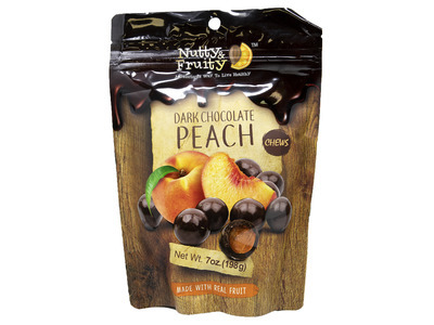 Dark Chocolate Peach Chews 8/7oz