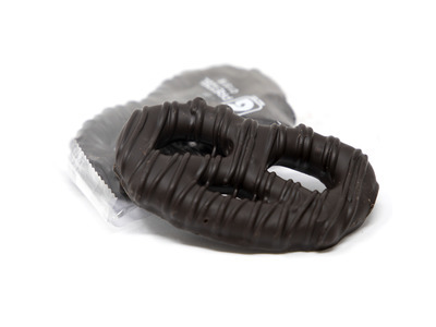Dark Chocolate Pretzels, Wrapped 6lb