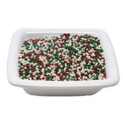 Red White and Green Nonpareils 10lb