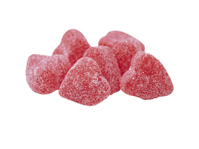 Valentine Sour Cherry Hearts 30lb
