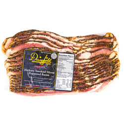 Hickory Smoked Sliced Peppered Bacon 16/1.25lb
