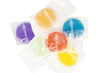 Sunsations Assorted Jell Candies, Wrapped 20lb