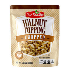 Walnut Topping, Chopped 12/2.25oz