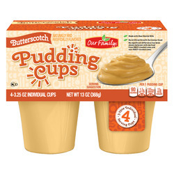 Butterscotch Pudding Cups 12/4ct