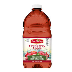 Cranberry Apple Juice Cocktail 8/64oz