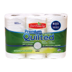 Premium Quilted Bath Tissue 8/6rl