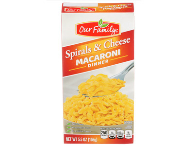 Spirals & Cheese Macaroni Dinner 24/5.5oz