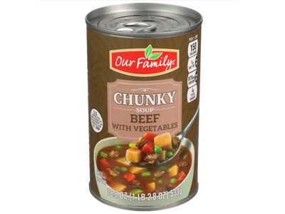 Chunky Beef w/ Vegetables, Ready-To-Eat 12/18.6oz