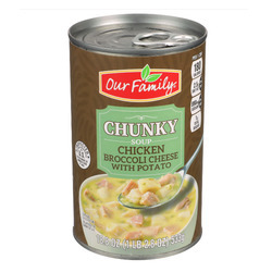 Chunky Chicken & Broccoli, Ready-To-Eat 12/18.8oz