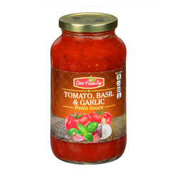 Tomato Basil Garlic Pasta Sauce 12/24oz