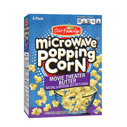 Theater Butter Microwave Popcorn 8/6ct