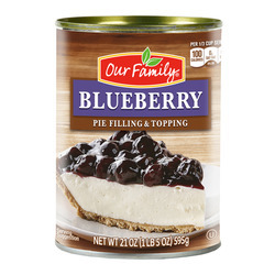 Pie Filling, Blueberry 12/21oz