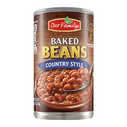 Baked Beans, Country Style 12/28oz
