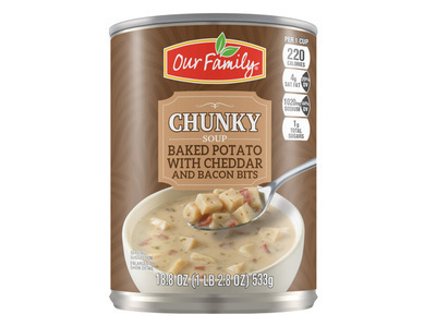 Chunky Baked Potato w/ Cheddar & Bacon, Ready-To-Eat 12/18.8oz