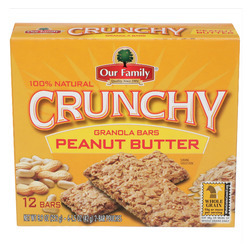 Crunchy Peanut Butter Bars 12/6ct