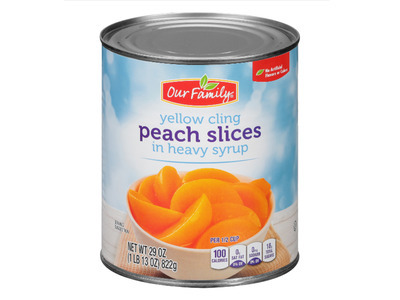 Yellow Cling Peach Slices 12/29oz
