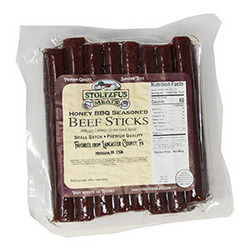 Honey BBQ Seasoned Beef Sticks 8/1.25lb