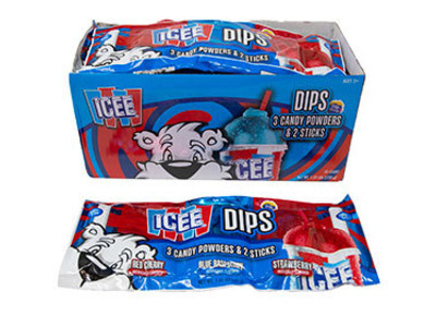 ICEE® Dips Candy Powder & Stick 3pk 18ct