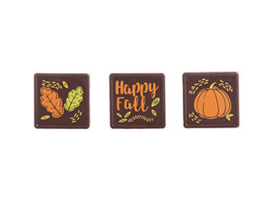 Fall Chocolate Leaves 3pc/168ct