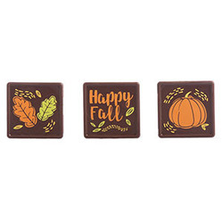 Fall Chocolate Leaves 3pc/168ct