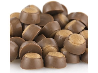 Mini Milk Chocolate Flavored Peanut Butter Buckeyes 10lb