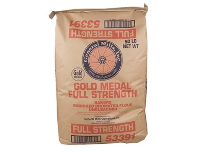 GM Full Strength Unbleached Flour 50lb