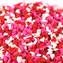 Mini Red, White & Pink Hearts