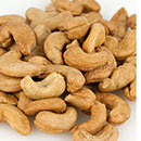 Cashews 160/180ct Roasted No Salt
