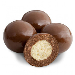 Milk Chocolate Triple Dipped Malt Balls 20lb