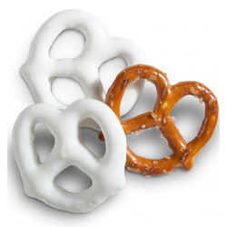 White Frosted Pretzels 10lb