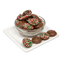 Milk Chocolate Christmas Nonpareils 20lb