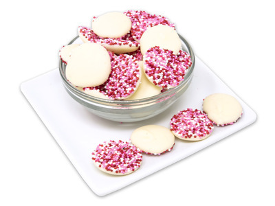 White Valentine Nonpareils 20lb