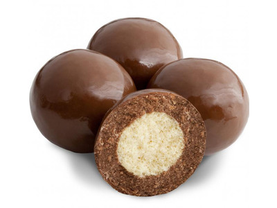 Milk Chocolate Triple Dipped Malt Balls 10lb