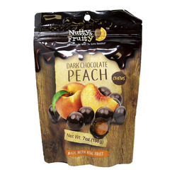 Dark Chocolate Peach Chews 8/7oz