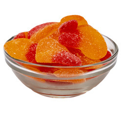 Gummi Peach Hearts 6/4.4lb