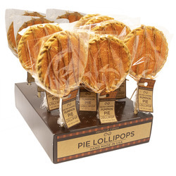 Salted Caramel Pumpkin Pie Pops 12ct