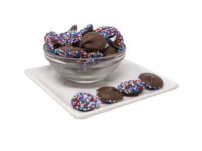 Milk Chocolate Patriotic Nonpareils 20lb