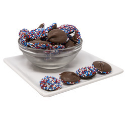 Milk Chocolate Patriotic Nonpareils 20lb