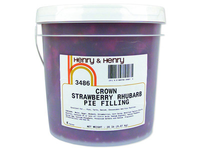 Strawberry Rhubarb Pie Filling 20lb