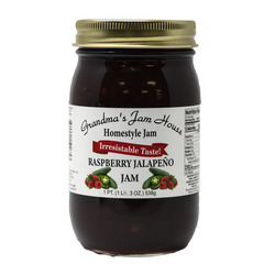 Homestyle Raspberry Jalapeno Jam 12/16oz