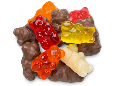 Milk Chocolate Covered Gummi Bears 10lb