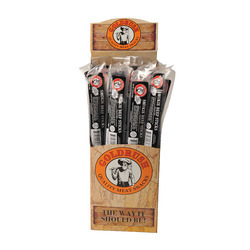 Black Peppered Smokie Beef Sticks, Individually Wrapped 2/24ct