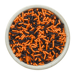 Black & Orange Sprinkles 6lb