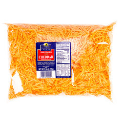 Shredded Mild Cheddar Cheese 4/5lb