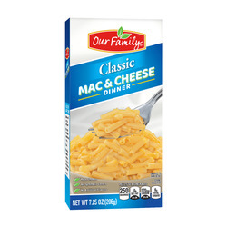 Mac & Cheese Dinner 24/7.25oz 
